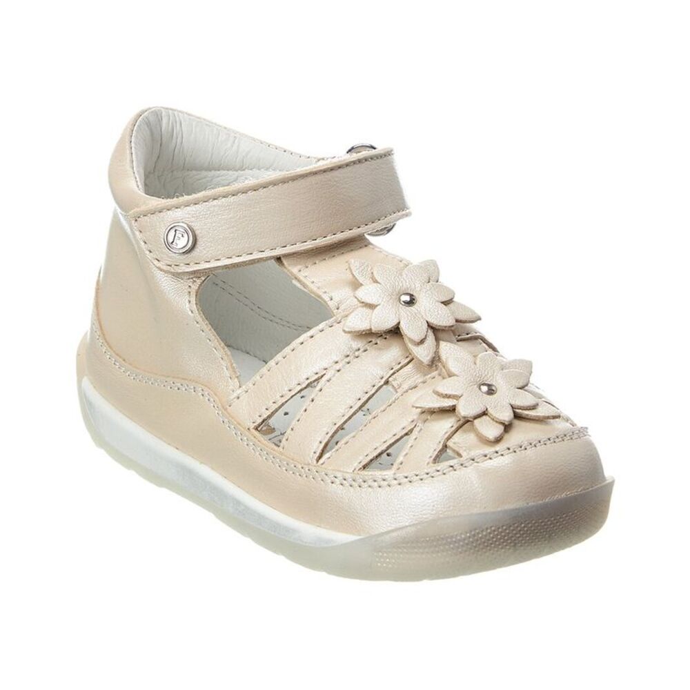 Naturino Falcotto Fersie Leather Sandal, Beige
